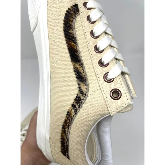 *RARE* Vans Old Skool Pony Hair Stripe Shoes Mens 9.5 Classic Premium Suede NWT