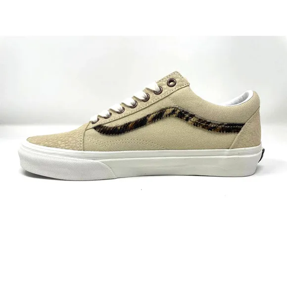 *RARE* Vans Old Skool Pony Hair Stripe Shoes Mens 9.5 Classic Premium Suede NWT