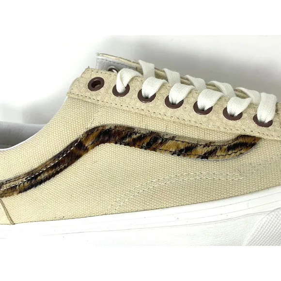 *RARE* Vans Old Skool Pony Hair Stripe Shoes Mens 9.5 Classic Premium Suede NWT
