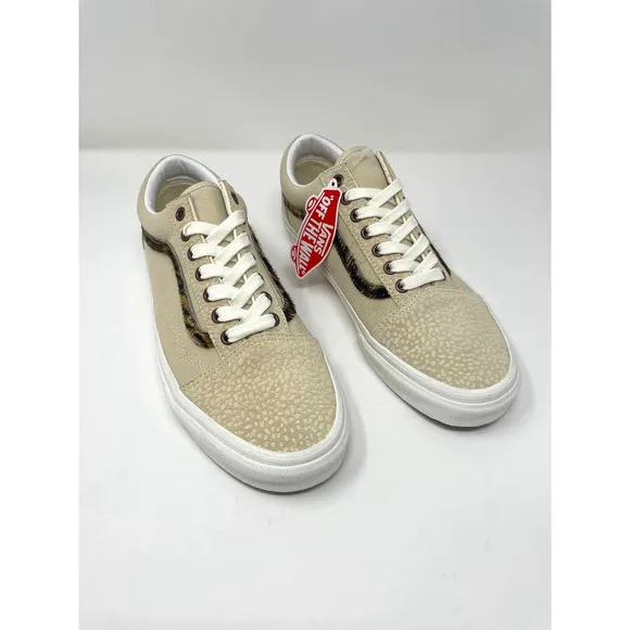 *RARE* Vans Old Skool Pony Hair Stripe Shoes Mens 9.5 Classic Premium Suede NWT