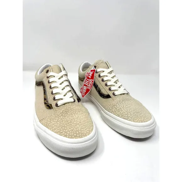 *RARE* Vans Old Skool Pony Hair Stripe Shoes Mens 9.5 Classic Premium Suede NWT