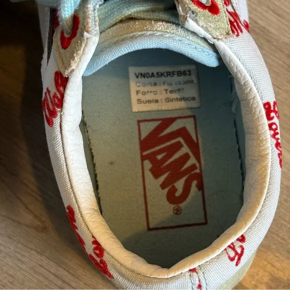 RARE Waffle Lovers VANS‎ Old Skool Blue White Suede Sneakers Shoes Low Size US 6