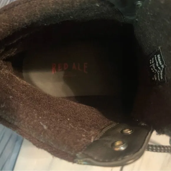 Red Ale Men Quality Crafted Boots Gray. EUC