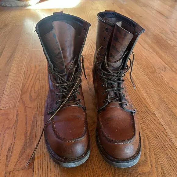 Red Wing Shoes - 8 Inch Classic Moc in Brown Leather - Heritage - Style 877