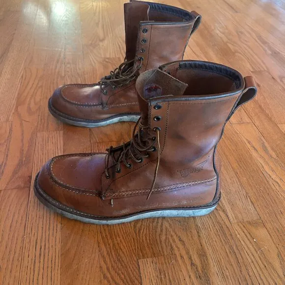 Red Wing Shoes - 8 Inch Classic Moc in Brown Leather - Heritage - Style 877