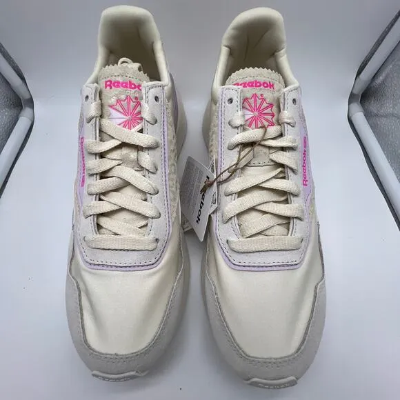 Reebok CL Legaxy AZ Women Shoes Size 8 Running Sneakers White Purple Pink GZ3635