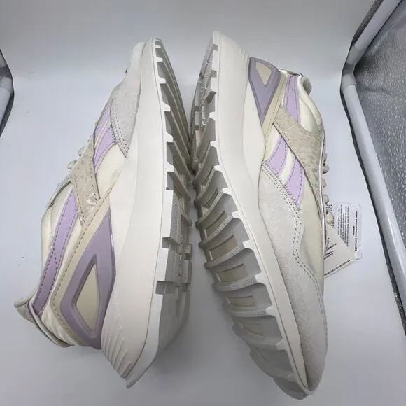 Reebok CL Legaxy AZ Women Shoes Size 8 Running Sneakers White Purple Pink GZ3635