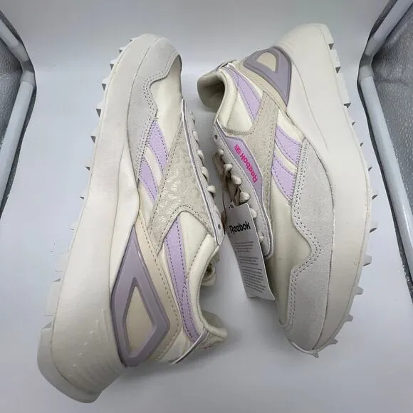 Reebok CL Legaxy AZ Women Shoes Size 8 Running Sneakers White Purple Pink GZ3635