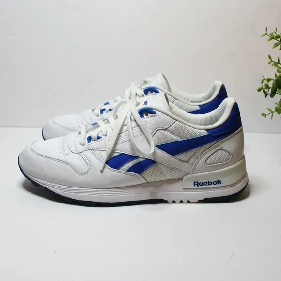 REEBOK Classic EG7936 White Blue Sneaker‎ Shoes 9