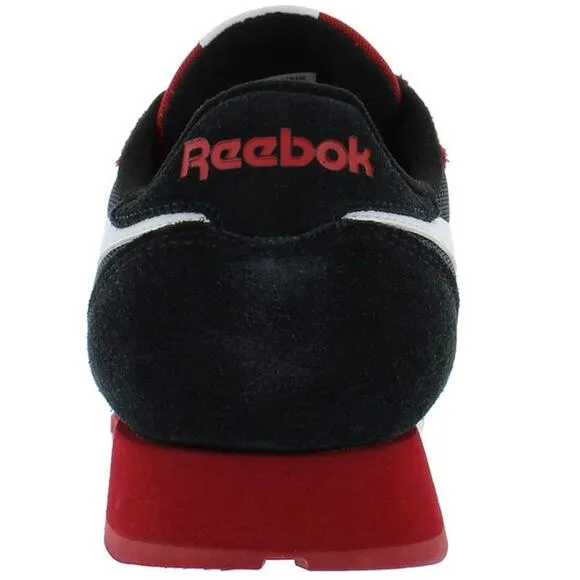 Reebok Classic Leather Shoes Sz 12 Flash Red/Onyx Black NBA Miami Heat colors