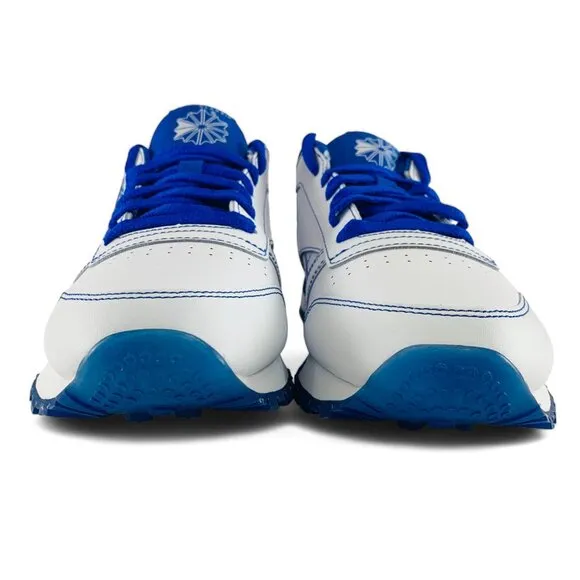 Reebok Classic Leather White Blue Sneakers, New Men's Shoes GW0149