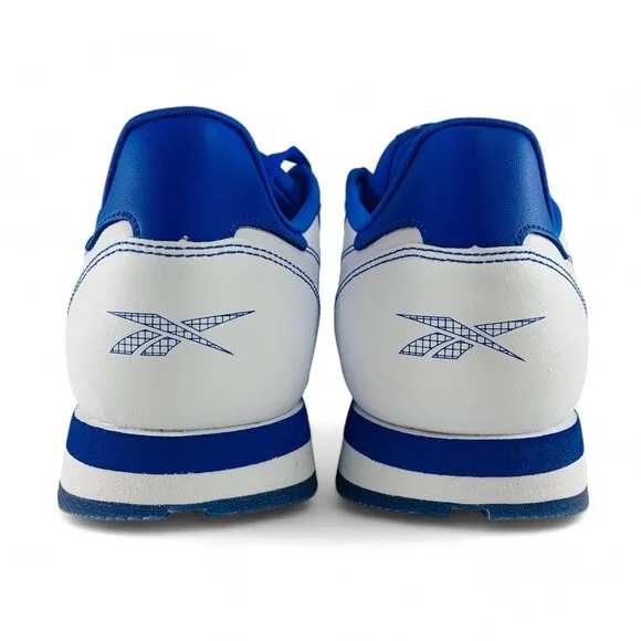 Reebok Classic Leather White Blue Sneakers, New Men's Shoes GW0149