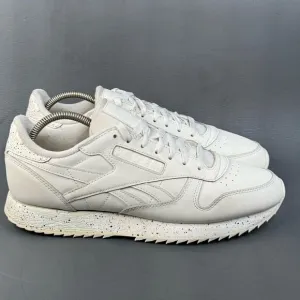 Reebok Classic Leather Speckle White Black sneaker shoes men’s size 11