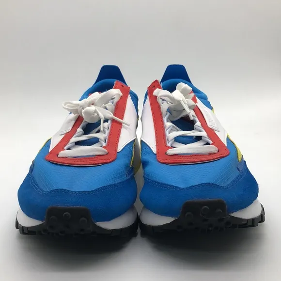 Reebok Classic Legacy Sneakers Dynamic Blue Yellow Shoes 420FY7429 USED Size 14