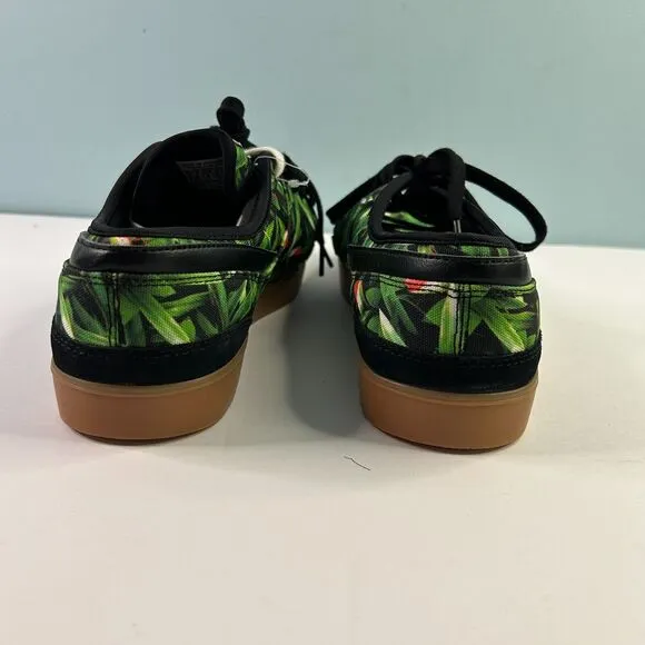 Reebok Classic Sneakers Men's Size 10 Green Black Plant Leaves Low V67161 NEW