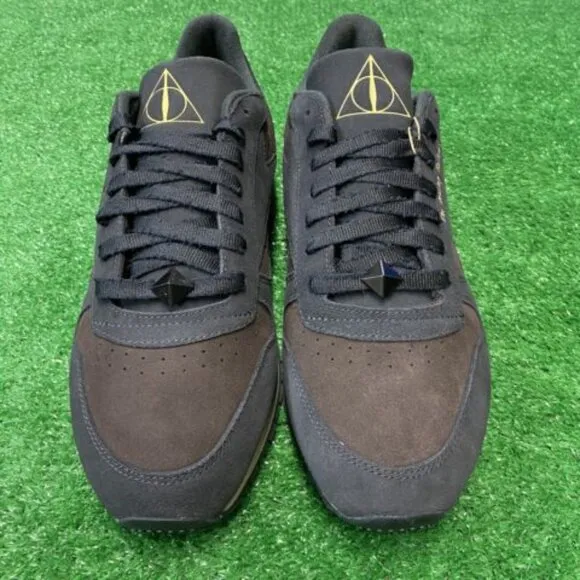 Reebok Harry Potter Classic Leather Low Mens Shoes Black 100201817 NEW Sz 11.5