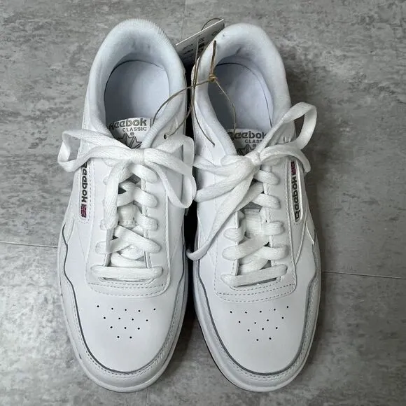 Reebok Men's Club MEMT Sneaker Shoes Mens Size‎ 6 White