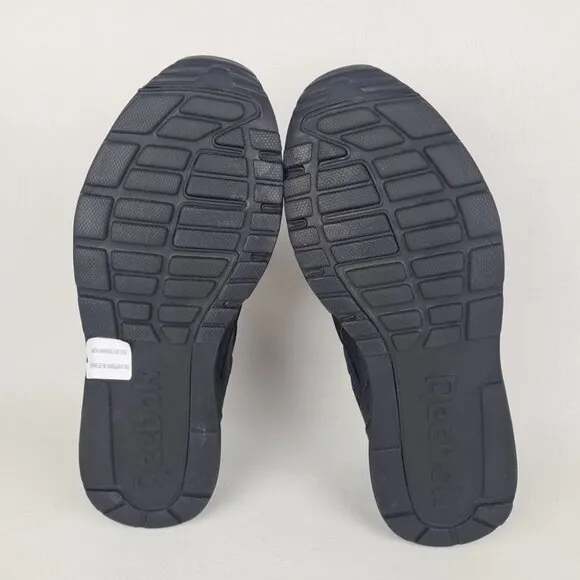 Reebok Record Mile Classic Leather Men's Sneakers Black Running