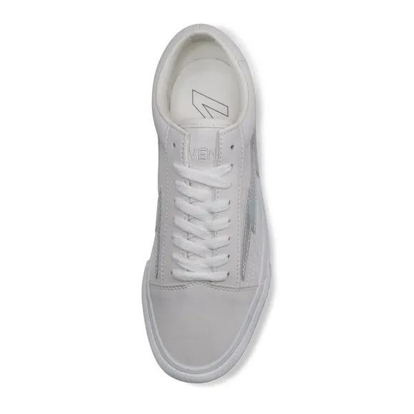 Revenge X Storm Old Skool |  Bolt White/ Silver| LIMITED EDITION | NEW👟🩶👟