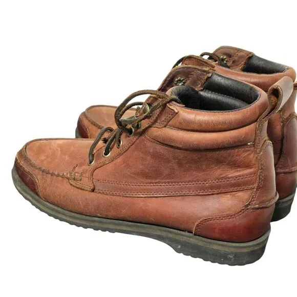 RJ Colt Brown Leather Mens Nomad Chukka Ankle Boots‎ Size 8