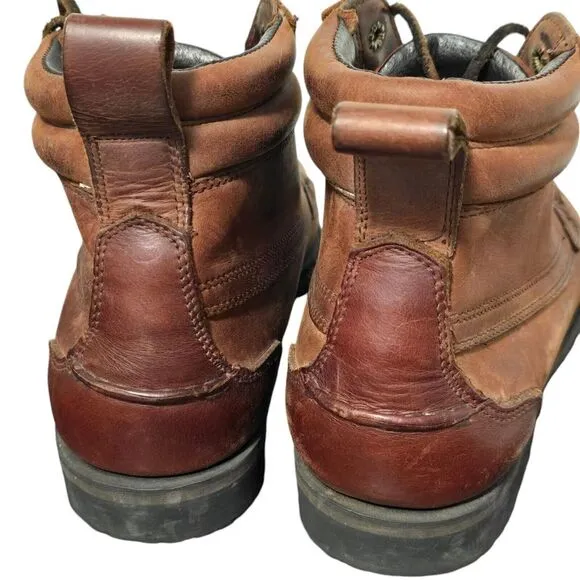 RJ Colt Brown Leather Mens Nomad Chukka Ankle Boots‎ Size 8