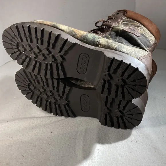 Rocky Mens Vintage Camouflage Gore-Tex Hunting Wilderness Boots