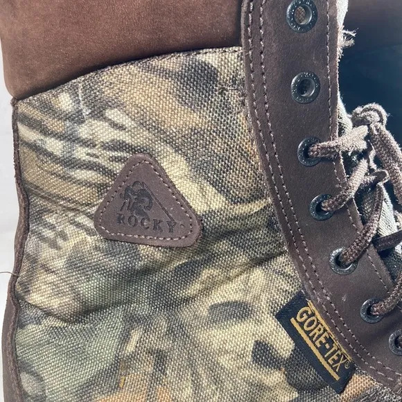 Rocky Mens Vintage Camouflage Gore-Tex Hunting Wilderness Boots