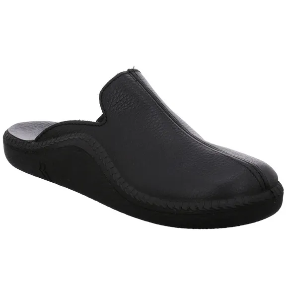 ROMIKA Josef Seibel Mokasso 202G Mens Black Leather Indoor Outdoor Shoe 46 US 12