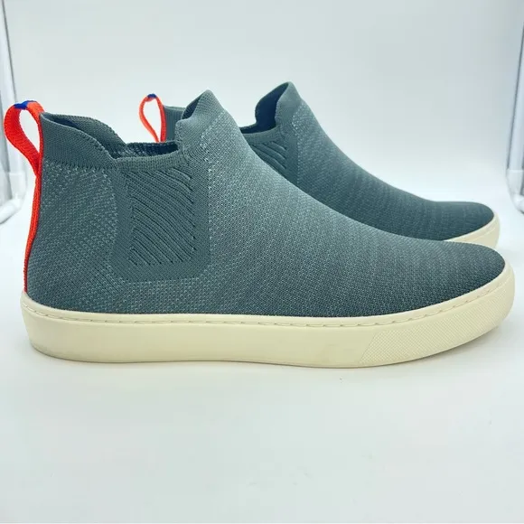 Rothy's Gray ‘The Chelsea’ Women's Melange Knit Pull On Ankle Boots | Size: W8