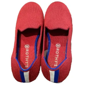 Rothy's The Kids Flamingo Loafer Slip On Comfort Shoes Red Sz K13/31 NEW
