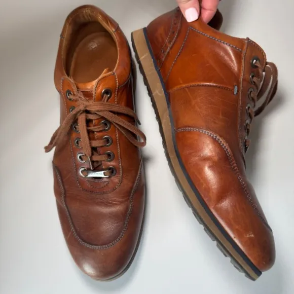 Royal Albatross Shoes Men's Size 10 Brown Golf Leather Country Club Prep