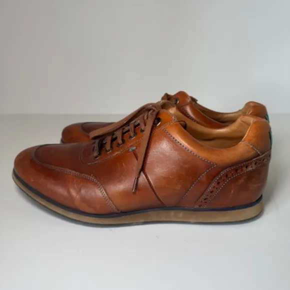 Royal Albatross Shoes Men's Size 10 Brown Golf Leather Country Club Prep