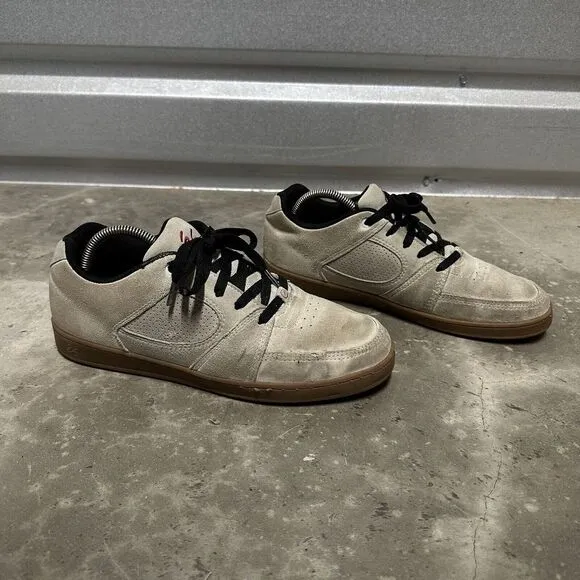 éS Accel Slim‎ Skateboard Shoes Men's Size 9.5 Tan ES Rare Ever Stitch