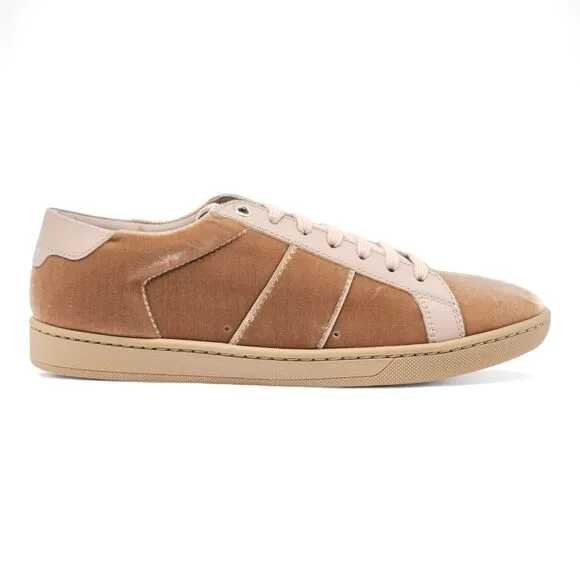 Saint Laurent Court Classic Sneakers - Velvet - Pink 37 (7 US) $750