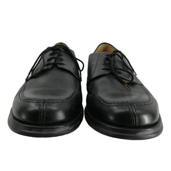 Sandro Moscoloni Mens Black Leather Lace Up Dress Shoes Size 13EEE Oxford