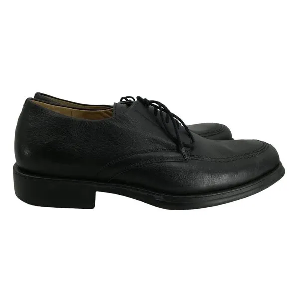 Sandro Moscoloni Mens Black Leather Lace Up Dress Shoes Size 13EEE Oxford