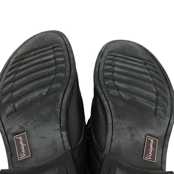 Sandro Moscoloni Mens Black Leather Lace Up Dress Shoes Size 13EEE Oxford