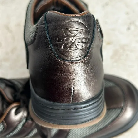 SANO by MEPHISTO Womens Shoes Size 8.5 Brown Leather Rolling Athletic Walking