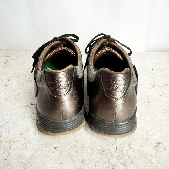 SANO by MEPHISTO Womens Shoes Size 8.5 Brown Leather Rolling Athletic Walking