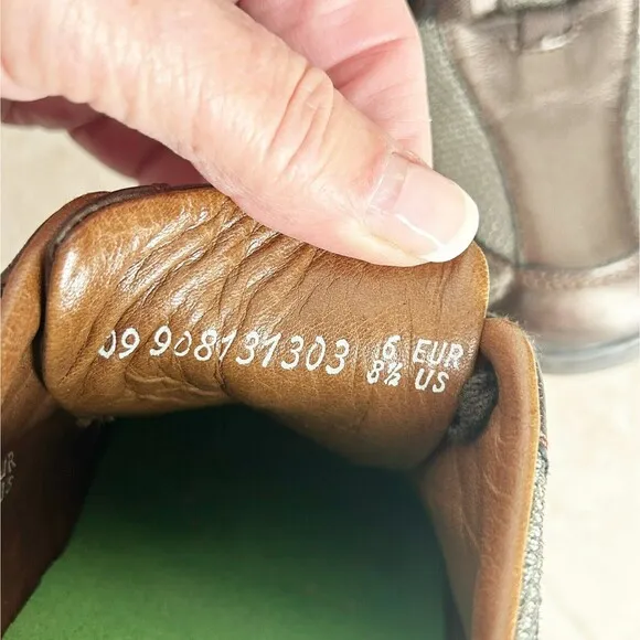 SANO by MEPHISTO Womens Shoes Size 8.5 Brown Leather Rolling Athletic Walking