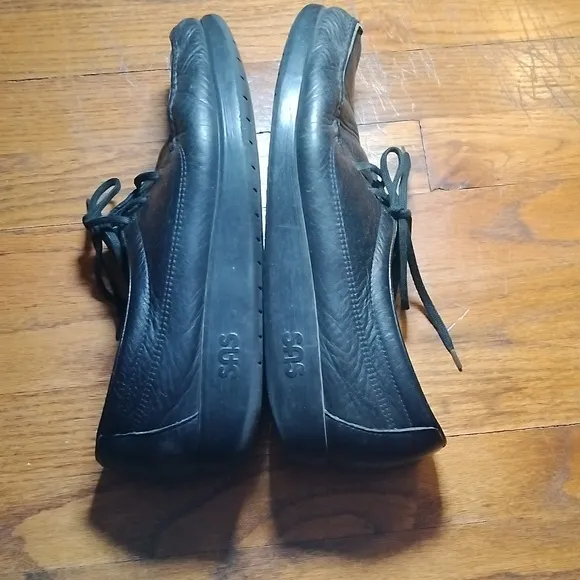 SAS Men's Black Leather Shoes Size 12