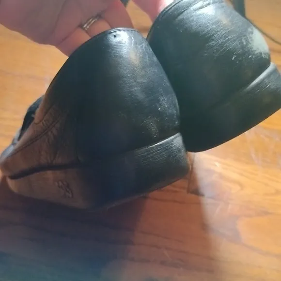 SAS Men's Black Leather Shoes Size 12
