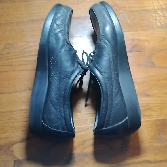SAS Men's Black Leather Shoes Size 12