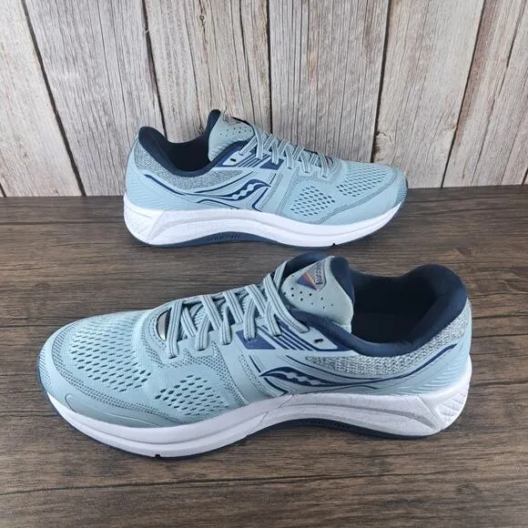 Saucony Omni 19 Running Shoes Women's Sz 9.5 Sky Storm (VGC)
