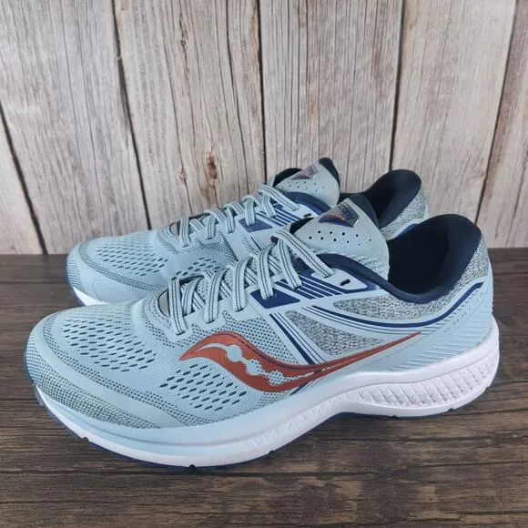 Saucony Omni 19 Running Shoes Women's Sz 9.5 Sky Storm (VGC)