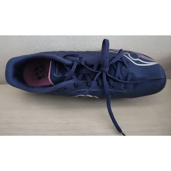 Saucony S19055-33 Women's Sz 9B Indigo/Grape Spitfire 5 Racing Shoes