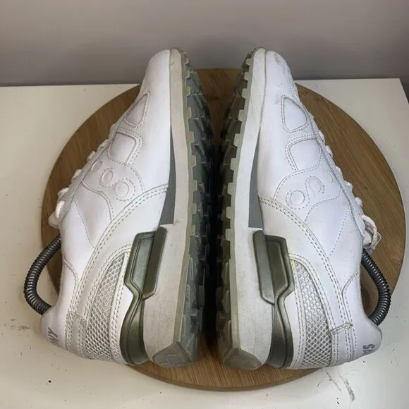 Saucony Shadow Mens Size 8 Running Shoes White Vintage Classic Sneakers
