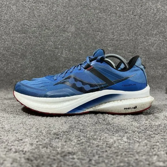Saucony Tempus S20720-18 Blue Athletic Running Shoes Sneakers Mens Size 10