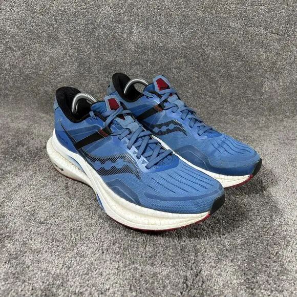 Saucony Tempus S20720-18 Blue Athletic Running Shoes Sneakers Mens Size 10