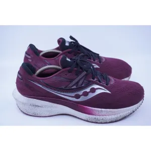 Saucony Triumph 20 Running Shoes Red Maroon Sneakers Athletic Women’s Sz 12
